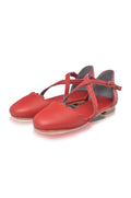 Montana Criss-Cross Leather Flats