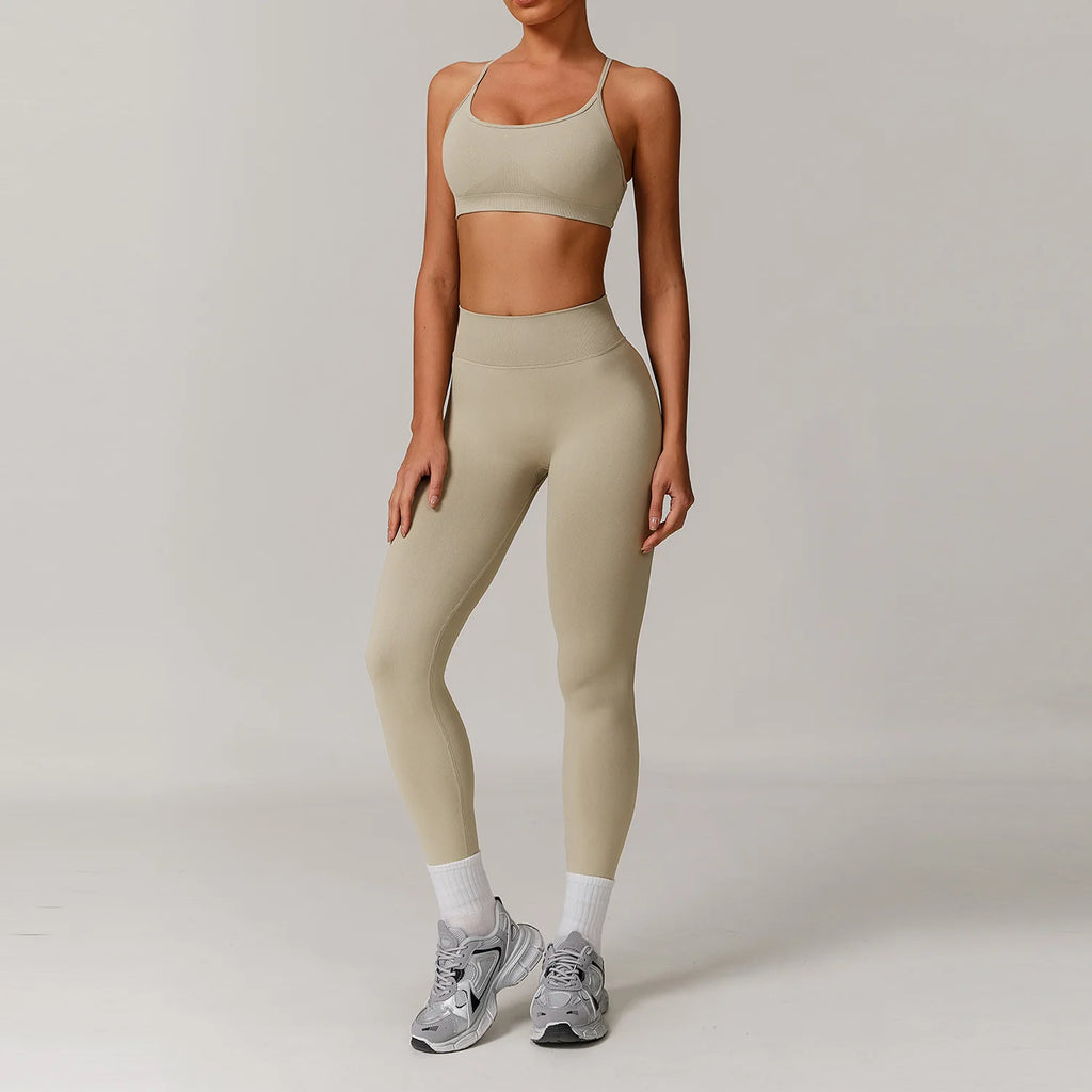 2/3PCS Yoga Seamless Set Sexy Gym Clothes Sportswear Yoga Suits For Women's Tracksuit Fitness Set Tracksuits Sports Yoga Bra Gym