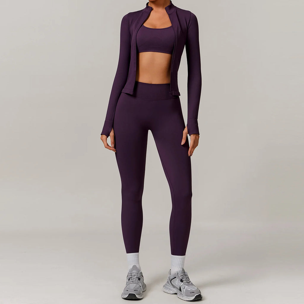2/3PCS Yoga Seamless Set Sexy Gym Clothes Sportswear Yoga Suits For Women's Tracksuit Fitness Set Tracksuits Sports Yoga Bra Gym