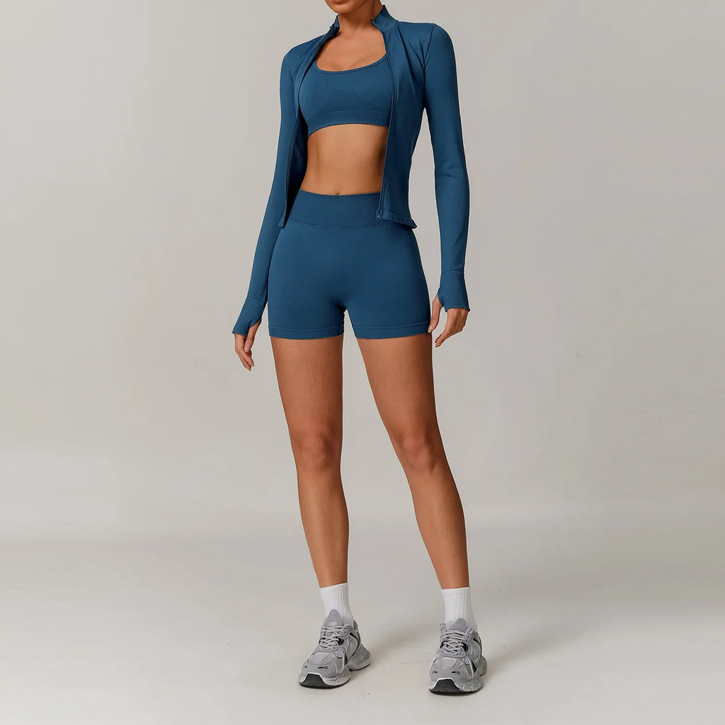 2/3PCS Yoga Seamless Set Sexy Gym Clothes Sportswear Yoga Suits For Women's Tracksuit Fitness Set Tracksuits Sports Yoga Bra Gym