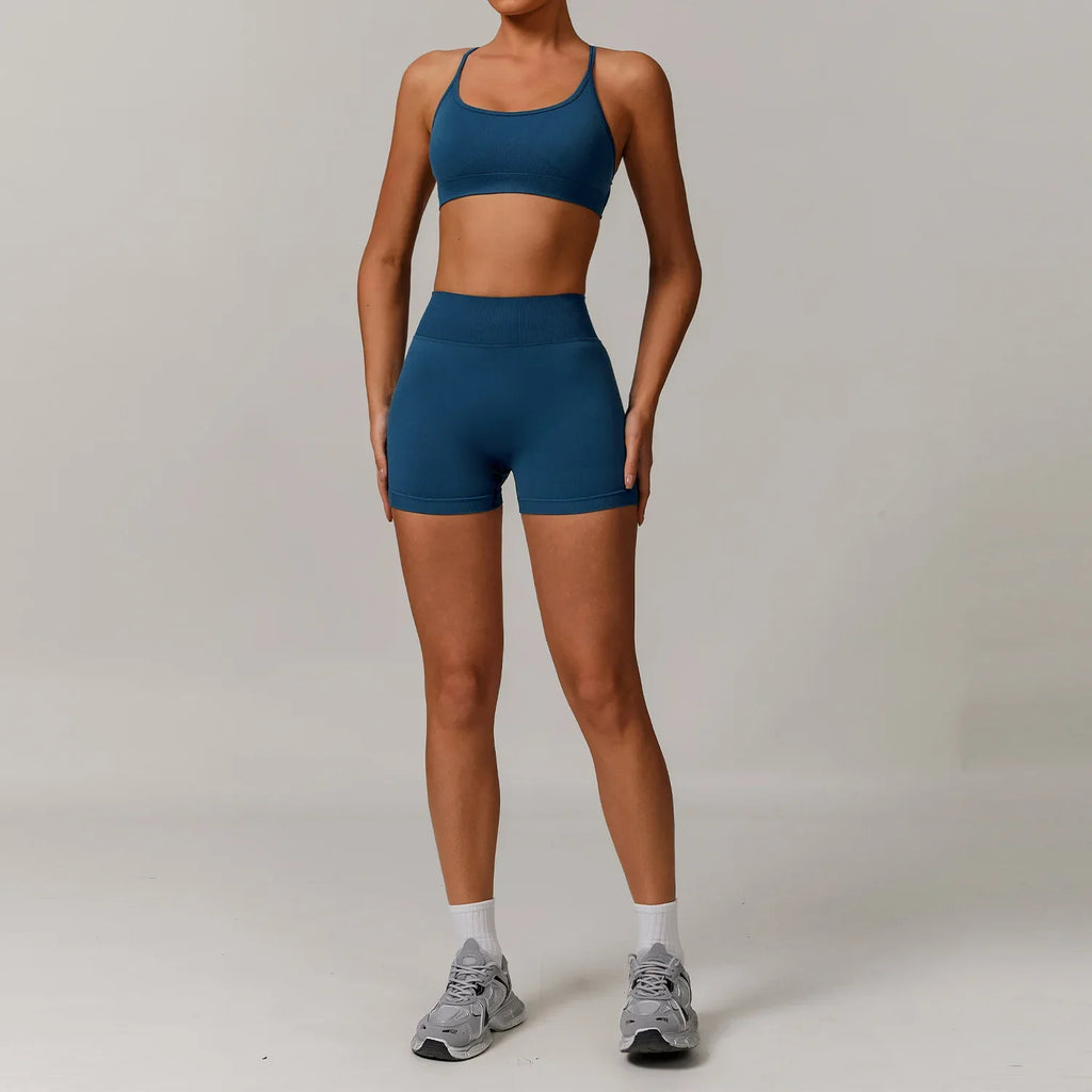 2/3PCS Yoga Seamless Set Sexy Gym Clothes Sportswear Yoga Suits For Women's Tracksuit Fitness Set Tracksuits Sports Yoga Bra Gym