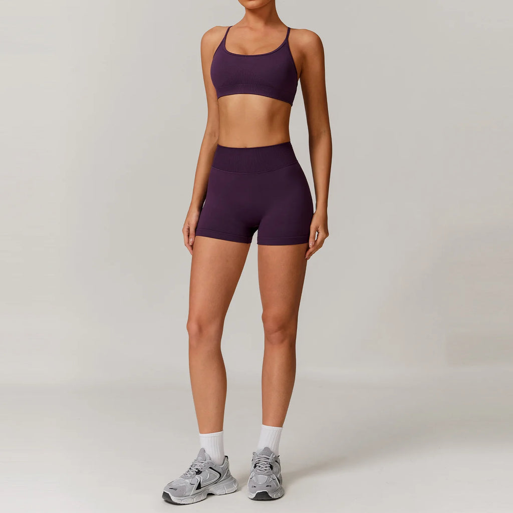 2/3PCS Yoga Seamless Set Sexy Gym Clothes Sportswear Yoga Suits For Women's Tracksuit Fitness Set Tracksuits Sports Yoga Bra Gym