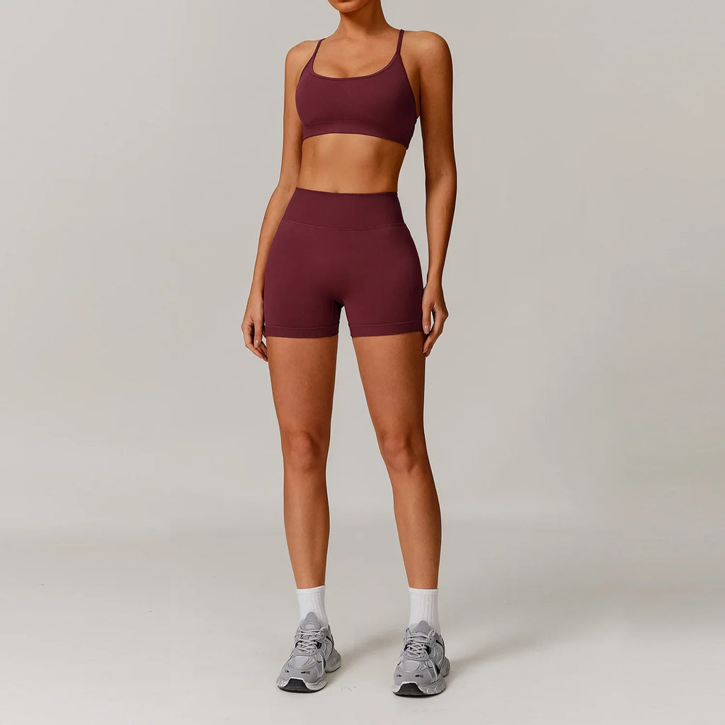 2/3PCS Yoga Seamless Set Sexy Gym Clothes Sportswear Yoga Suits For Women's Tracksuit Fitness Set Tracksuits Sports Yoga Bra Gym