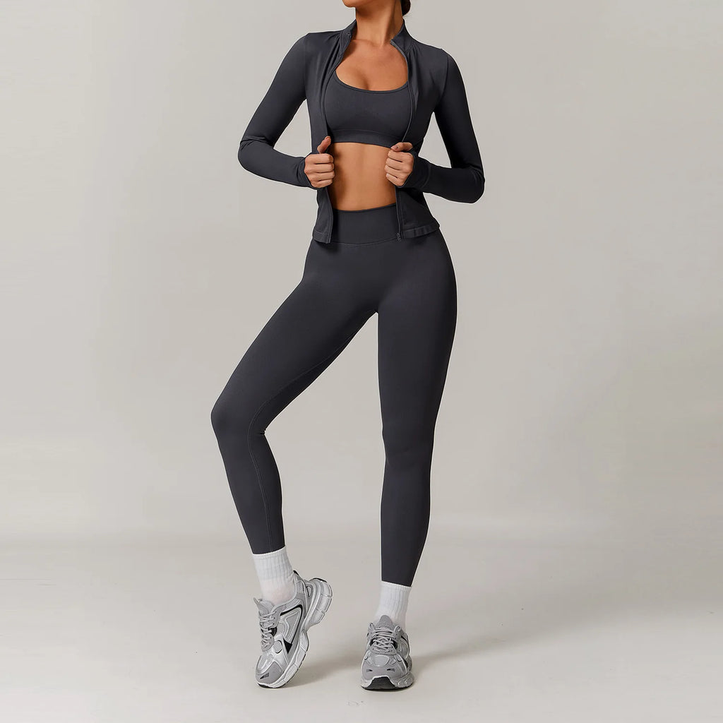 2/3PCS Yoga Seamless Set Sexy Gym Clothes Sportswear Yoga Suits For Women's Tracksuit Fitness Set Tracksuits Sports Yoga Bra Gym