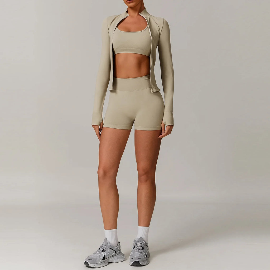 2/3PCS Yoga Seamless Set Sexy Gym Clothes Sportswear Yoga Suits For Women's Tracksuit Fitness Set Tracksuits Sports Yoga Bra Gym