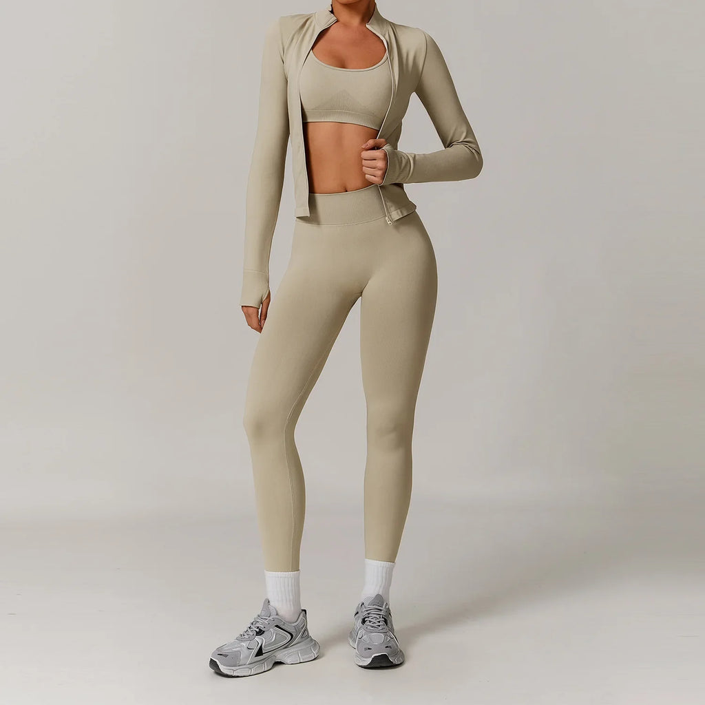 2/3PCS Yoga Seamless Set Sexy Gym Clothes Sportswear Yoga Suits For Women's Tracksuit Fitness Set Tracksuits Sports Yoga Bra Gym